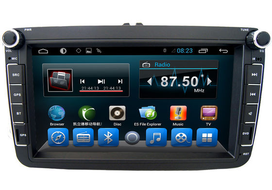 চীন Black Volkswagen Deckless 8 Inch Car GPS Navigation Android AST - 8087 সরবরাহকারী