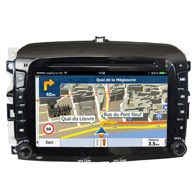 চীন Double Din FIAT Navigation System High Resolution With Capacitive Touch Panel সরবরাহকারী
