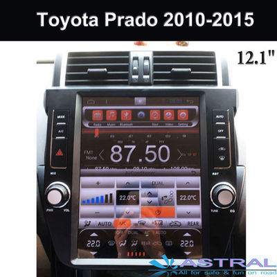 চীন Automotive Android Multimedia Kitkat Toyota GPS Navigation Tesla Touch Screen Prado 2010 2015 সরবরাহকারী