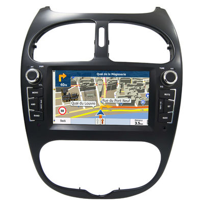 চীন Car Stereo Installation Kits Peugeot Navigation System , Peugeot 206 Android Car Radio With Bluetooth And Gps সরবরাহকারী