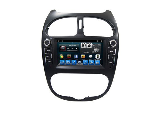 চীন Android Car FM AM Radio Receiver Gps Navigation System for Peugeot 206 সরবরাহকারী