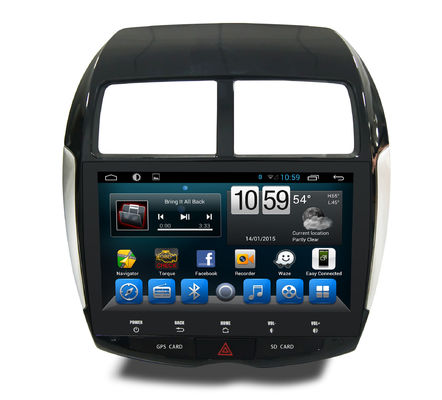 চীন Android Car Radio Stereo Bluetooth ASX RVR MITSUBISHI Navigator সরবরাহকারী