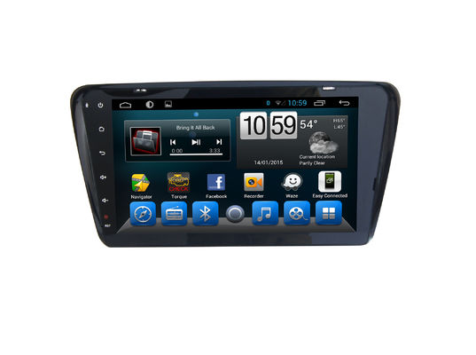 চীন GPS Volkswagen Skoda Octavia Android Car GPS Navigation Capacitive Screen সরবরাহকারী