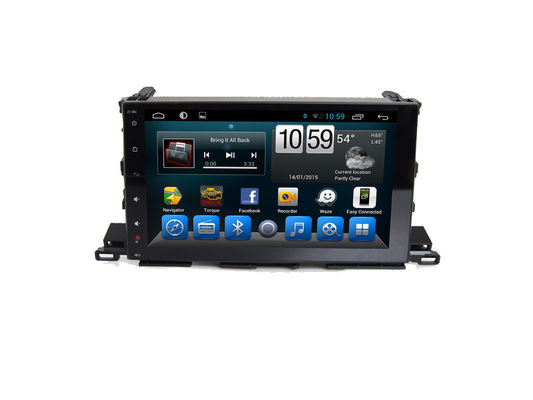 চীন Car Stereo 10&quot; Dvd Player With Bluetooth Android Car GPS Navigation For Toyota Highlander সরবরাহকারী