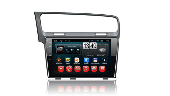 চীন 10 Inch Touch Screen Android 4.4 Gps Radio , Vw Golf 7 Gps Navigation System সরবরাহকারী
