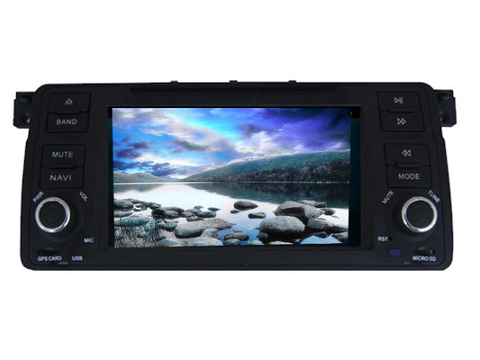 চীন Multimedia Car Navigation System with gps wifi 3g camera input for BMW E46 সরবরাহকারী