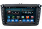 Black Volkswagen Deckless 8 Inch Car GPS Navigation Android AST - 8087 সরবরাহকারী