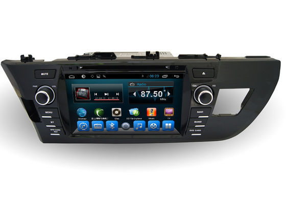 চীন 2 Din Quad Core Toyota GPS Navigation Radio BT For Corolla 2014 Europe সরবরাহকারী
