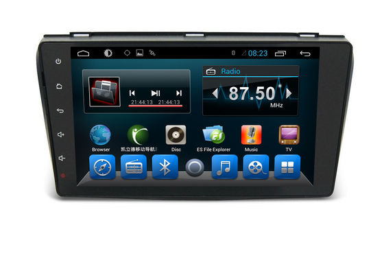 চীন Android 6.0 Double Din Navigation Bluetooth , Multimedia Car Navigation System Mazda 3 2004-2009 সরবরাহকারী