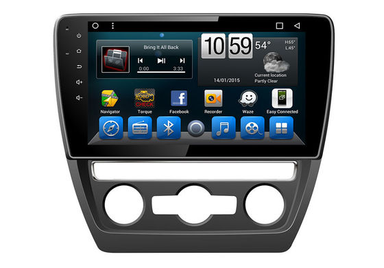 চীন Vw GPS Auto Navigation Systems Touchscreen Car DVD Volkswagen Sagitar 2015-2017 সরবরাহকারী