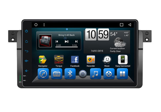 চীন Car Radio Double Din BMW Central Multimidia GPS BMW E46 1998-2005 Android 7.1 সরবরাহকারী